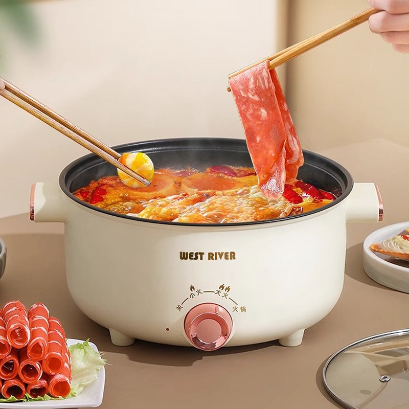 德国全自动电煮锅多功能电热火锅一体炒菜电炒锅家用大容量电饭煲