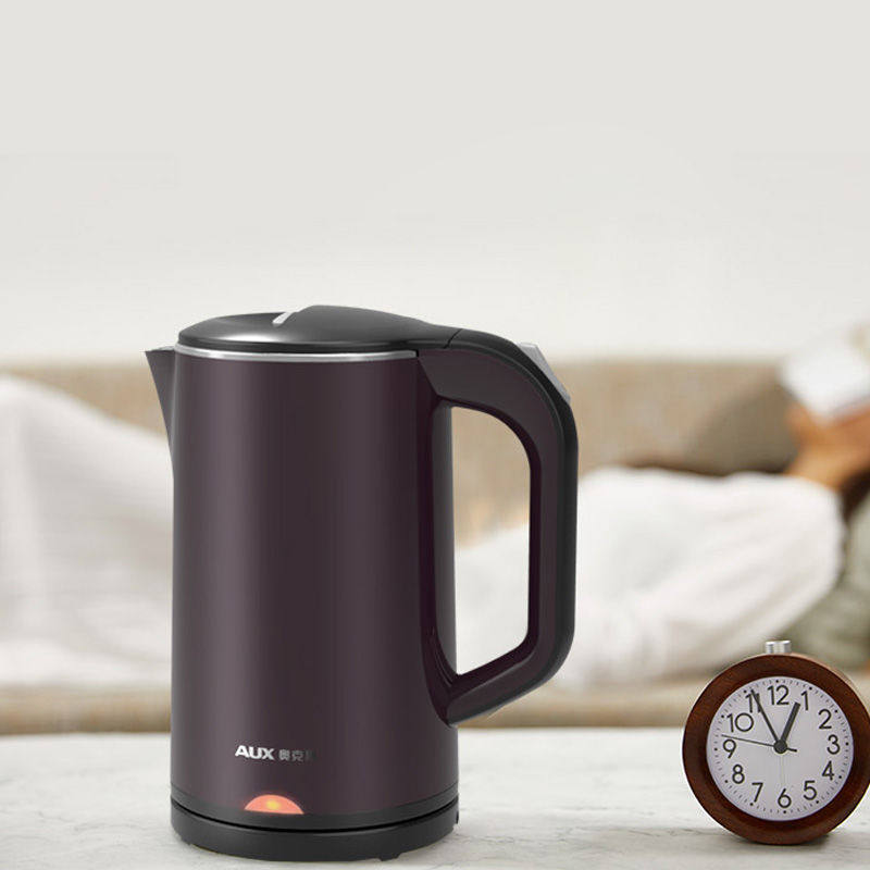 奥克斯电热水壶全自动断电烧水壶家用保温开水大容量不锈钢电茶壶