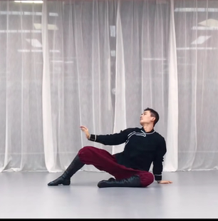 蒙古服男李德戈景同款 艺考舞蹈服考级练功练习演出少数民族蒙古袍