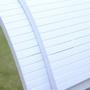 福建厂家模尊牌刀版 弹垫白色高弹海绵条45度自粘海N绵9mm10mm12mm