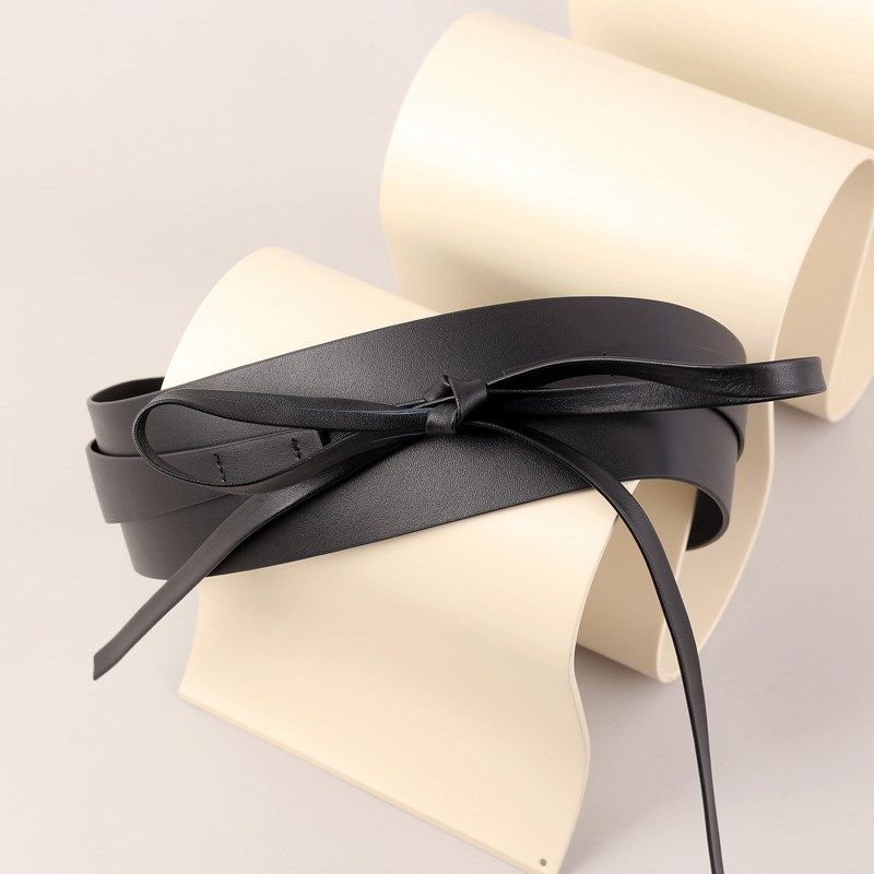 真皮女士腰带小众设计时尚装饰韩版腰封优雅束腰宽皮带女工厂现货