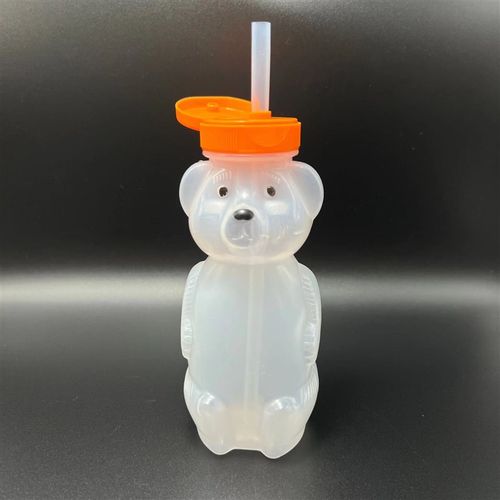 美国小熊瓶口肌训练学饮杯儿童辅助吞咽喝水锻炼工具吸管闭唇玩具