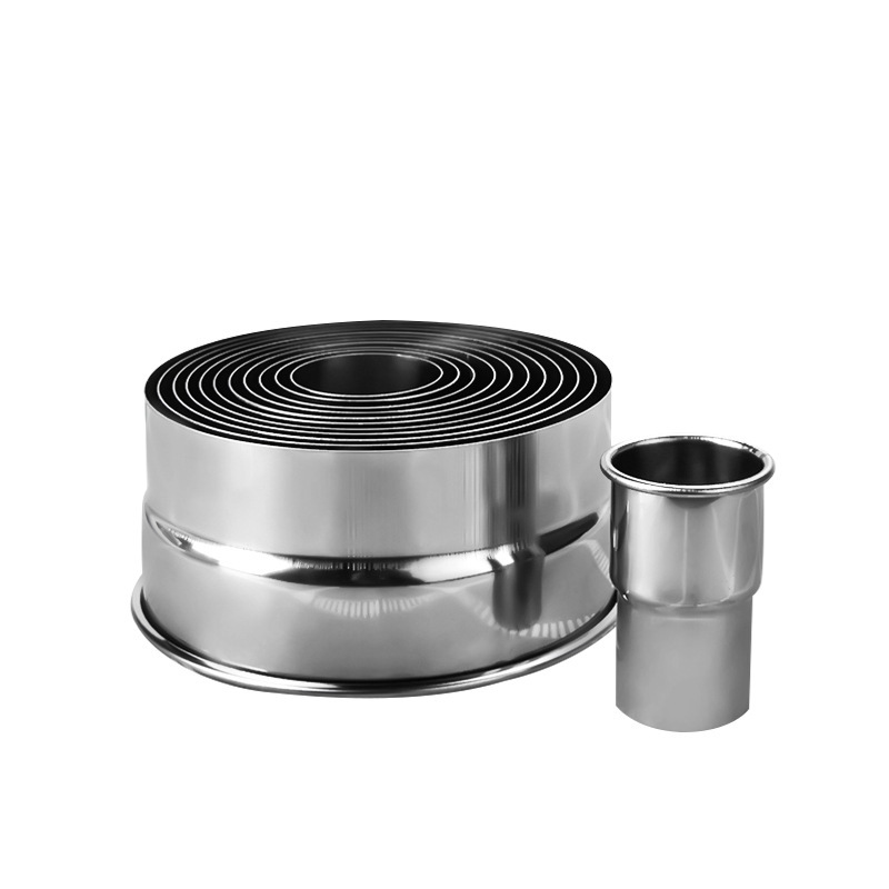 圆形12件套不锈钢饼干切模烘焙工具蛋糕慕斯圈模具套装 切饺子皮