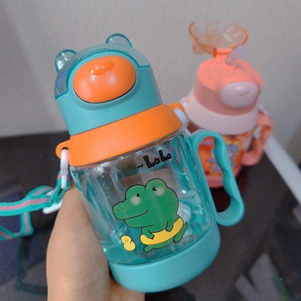 儿童水杯带吸管刻度塑料防摔可爱小学生杯子便携,餐饮具,吸管杯,淘宝优惠券,粉丝福利购,淘宝优惠卷