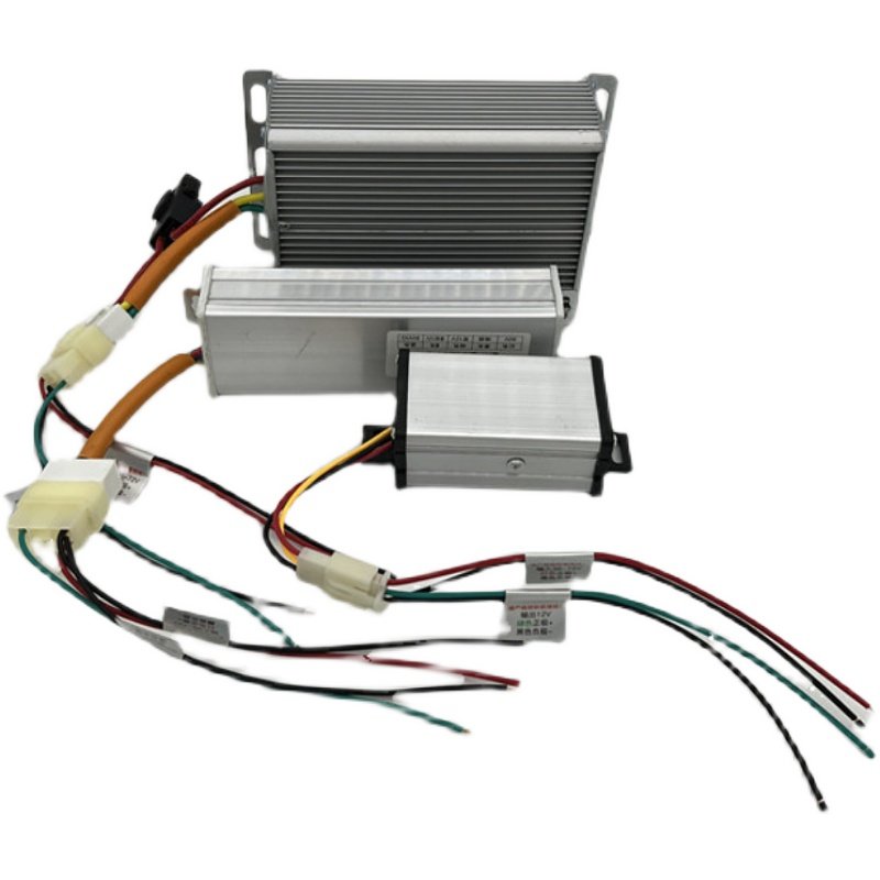 大功率电动车转换器DC直流电压降压器36V48V60V72VV转12V接线通用