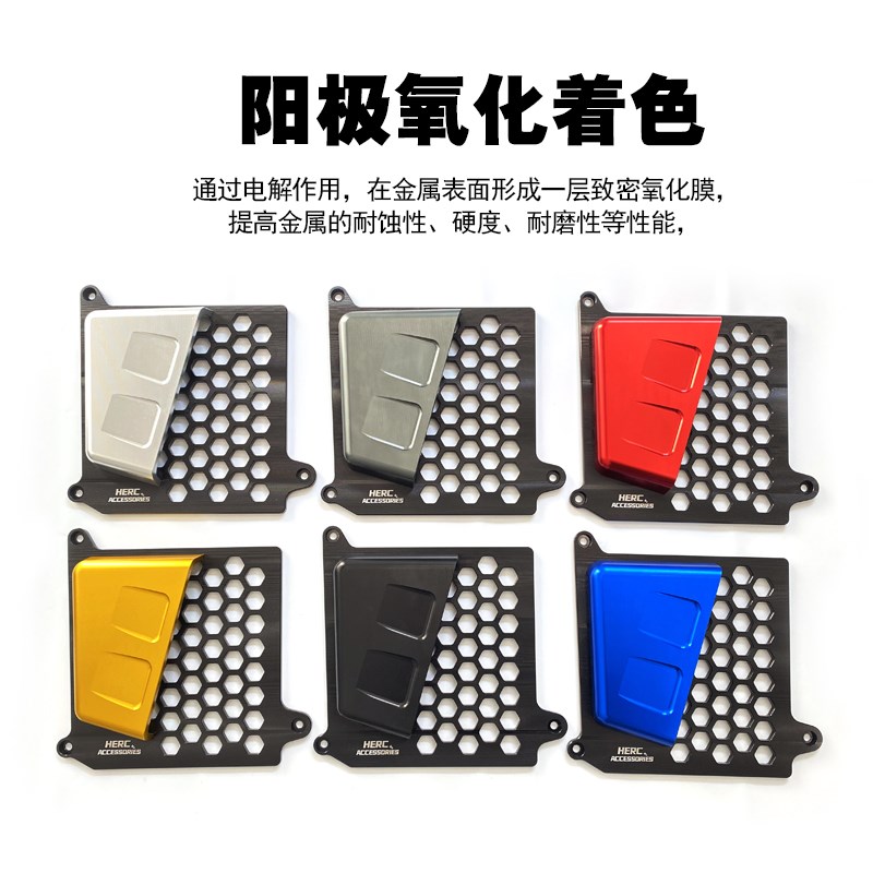 适用于20-24款NMAX155铝合金D水箱网 NMAX改装水箱盖 集风罩