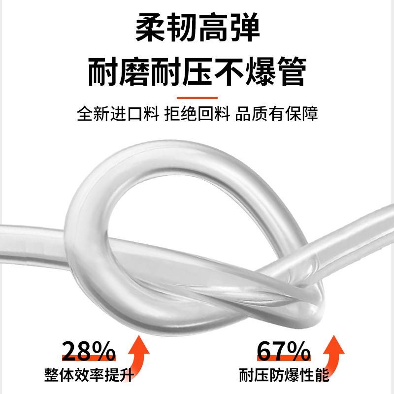 高压力PU气管6 8 10 12mm软风管5气动空压机气泵充气三通接头配件