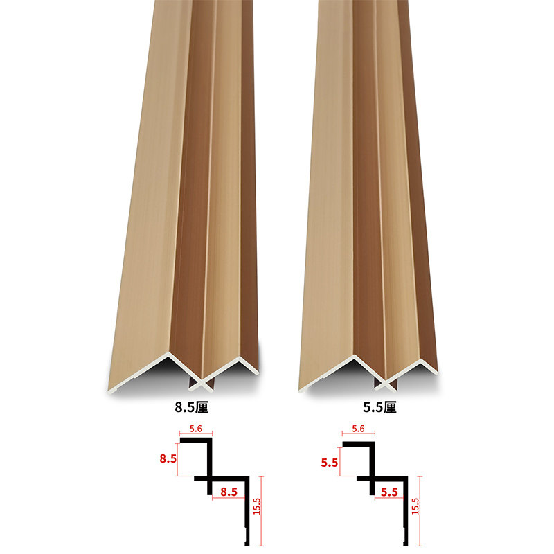 铝合金护墙板内角线装饰线条背景墙阴角线压边条金属造型线收边条