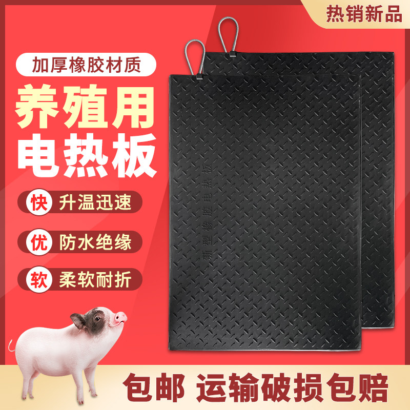 橡胶猪用电热板兽用宠物养殖场加热板保温板碳纤维猪舍产床电热板