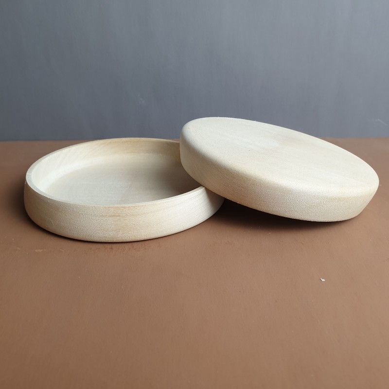 椴木 木胎大漆生漆木胎漆器漆画木胚材料定制学生DIY 椴木盘子