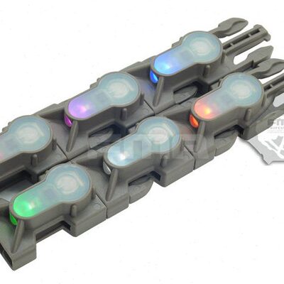 FMA S-LITE频闪求生灯耐高温耐低温防水插扣连接款 灰底多色TB902