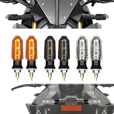 适用本田铃木川崎雅马哈迷你LED摩托车MK200O转向灯指示灯方向灯M