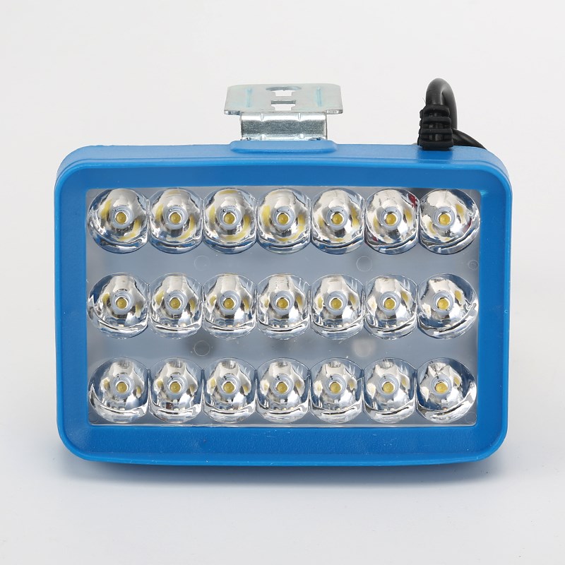 电动车摩托车外置LED射灯前大灯改装超亮聚光铺路灯防水12v48v60v