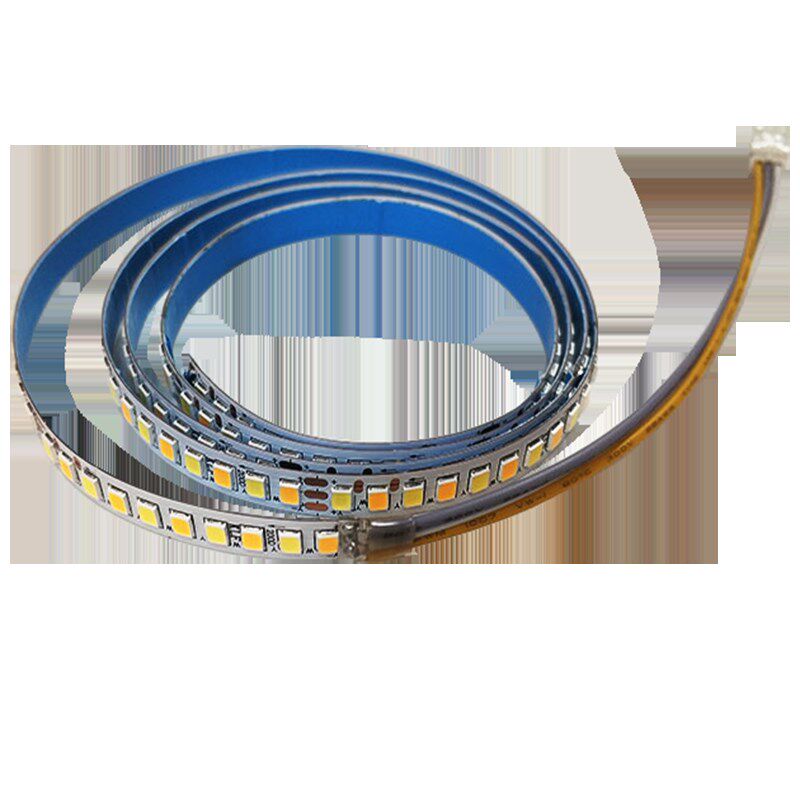 LED三色变光软灯带灯条恒流220V吸顶侧发光源柔性背胶双色遥控器