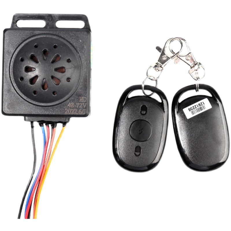 电动车防盗器一键启动通用防盗锁遥控钥匙一体金箭原车无线报警器