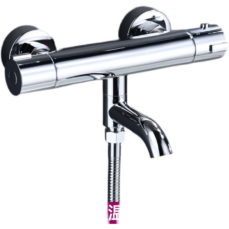 九玫王淋浴花洒龙头全铜 热水器恒温混水阀冷热洗澡开关智能控温