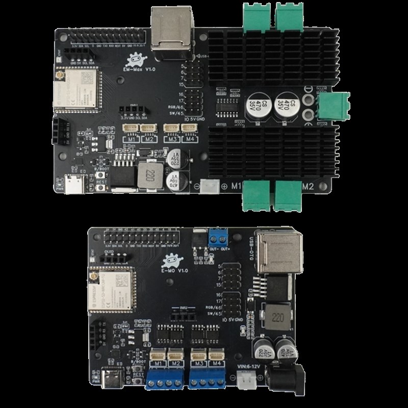 Esp32S3手机远程控制 无线遥控电机驱动板麦克纳姆轮小车驱动器