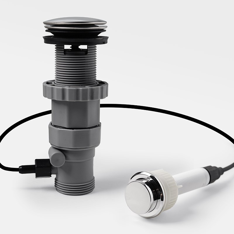 面盆台盆洗手盆脸盆一键台控岩板下水器按压式开关水弹跳式去水器