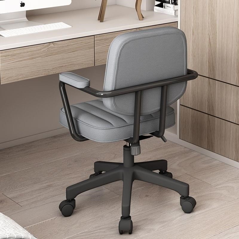 现代北欧简约办公休闲时尚加w厚舒适懒人可升降扶手电脑书桌靠背