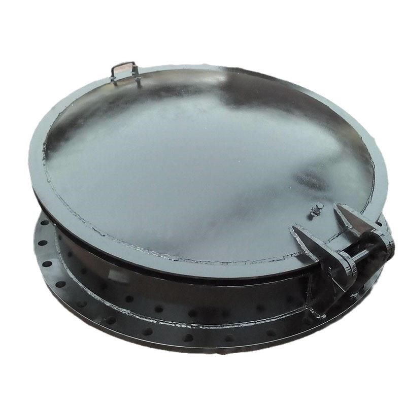 钢制拍门防倒灌圆形方形拍门侧翻碳钢拍门厂家浮箱式污水拍门