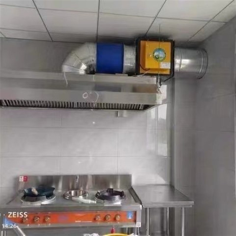 商用不锈钢油烟罩排烟罩餐厅饭店厨房商N用抽油烟机大吸力风机