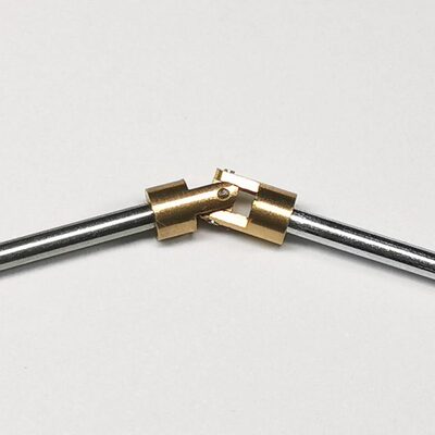 2MM 精密万向节 微型黄铜 联轴器 连轴器 连接器 车船模型 静改动