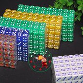 亚克力精品 白色常规骰子 精品骰子 KTV彩色骰子色子筛子甩子