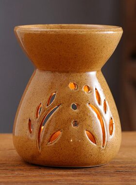 青司局 芝麻黄 | 复古 蜡烛陶瓷香薰炉 精油灯美容院家居