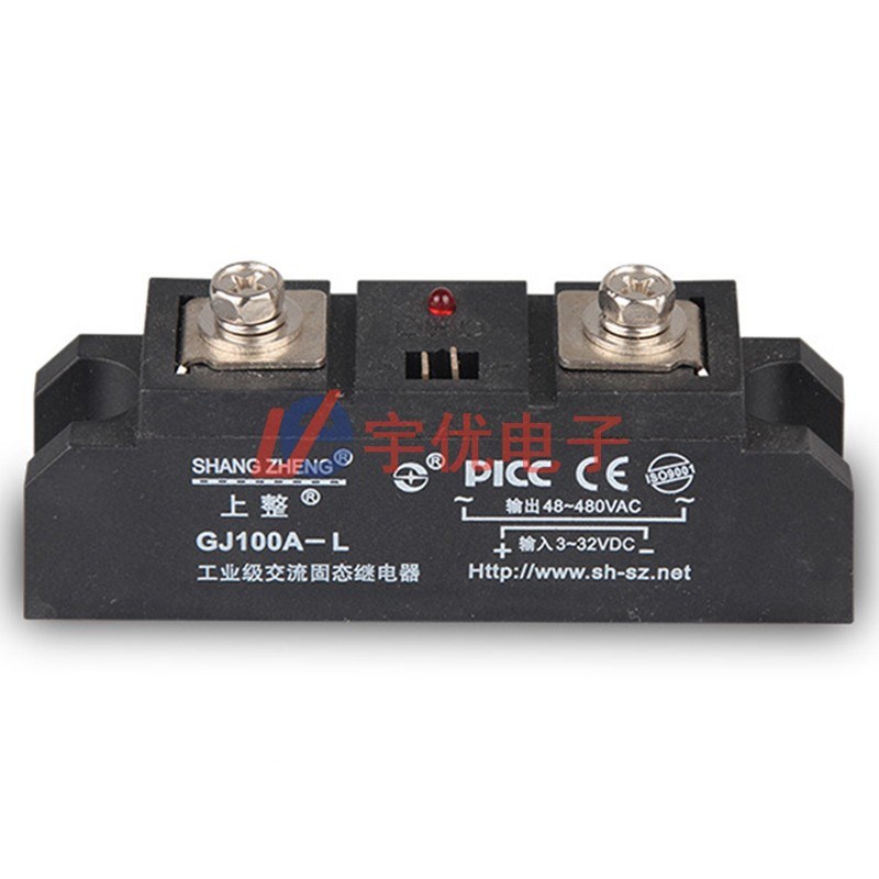 GJ100A-L上整工业级交流固态继电器 单相交流 gj100A-l 480V原装