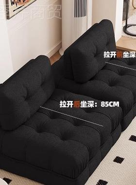 黑色模块豆腐块无手CNN发懒人单人云朵卧室客大厅靠扶背靠垫可移
