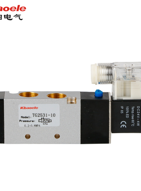 TG2511-06 TG2521-08 TG2531-10 TG2541-15二位五通电磁阀220V24V
