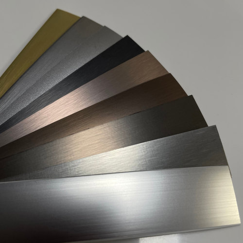 金属板封边条PET碳晶板金属收口条PVC防火板免漆板金属拉丝展示柜