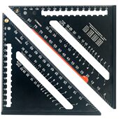 木工三角尺超厚铝合金45大号角尺90度尺加厚精度装 修工具直角尺