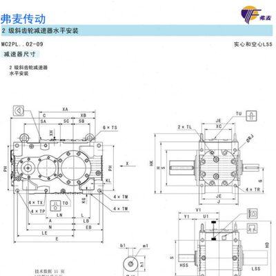 替代MC3RHF MC3RHT MC3RST02 03 04 05 06 07 08 09硬齿面减速机