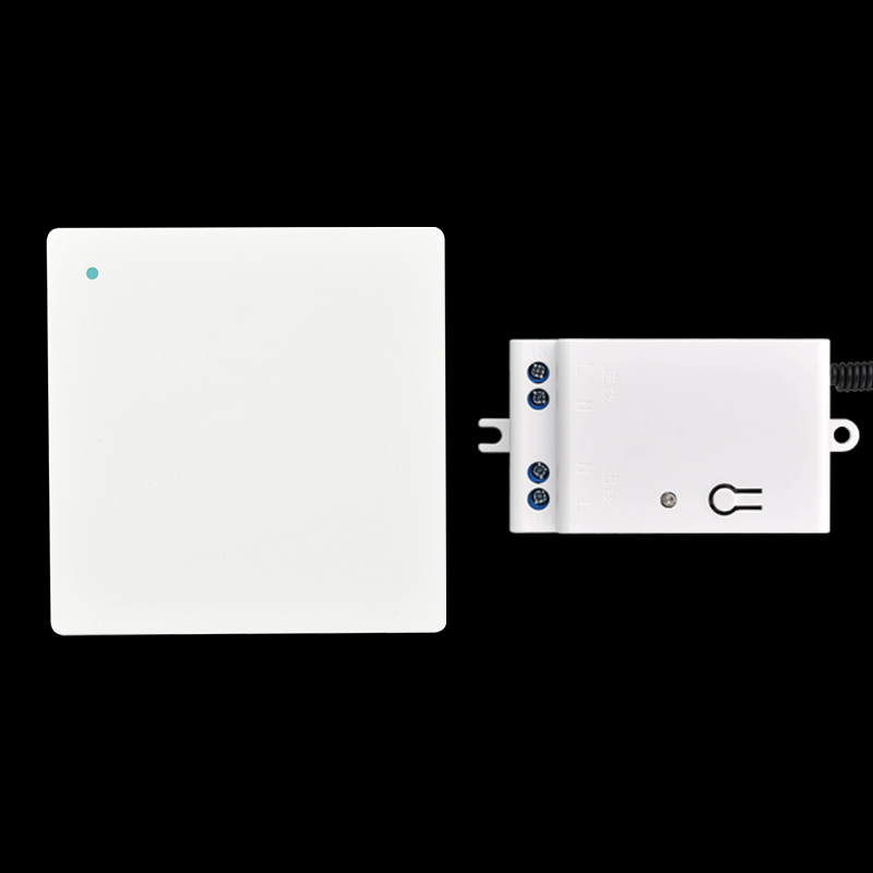自发电随意贴遥控开关无线遥控模块220V灯家用智能双控免布线面板