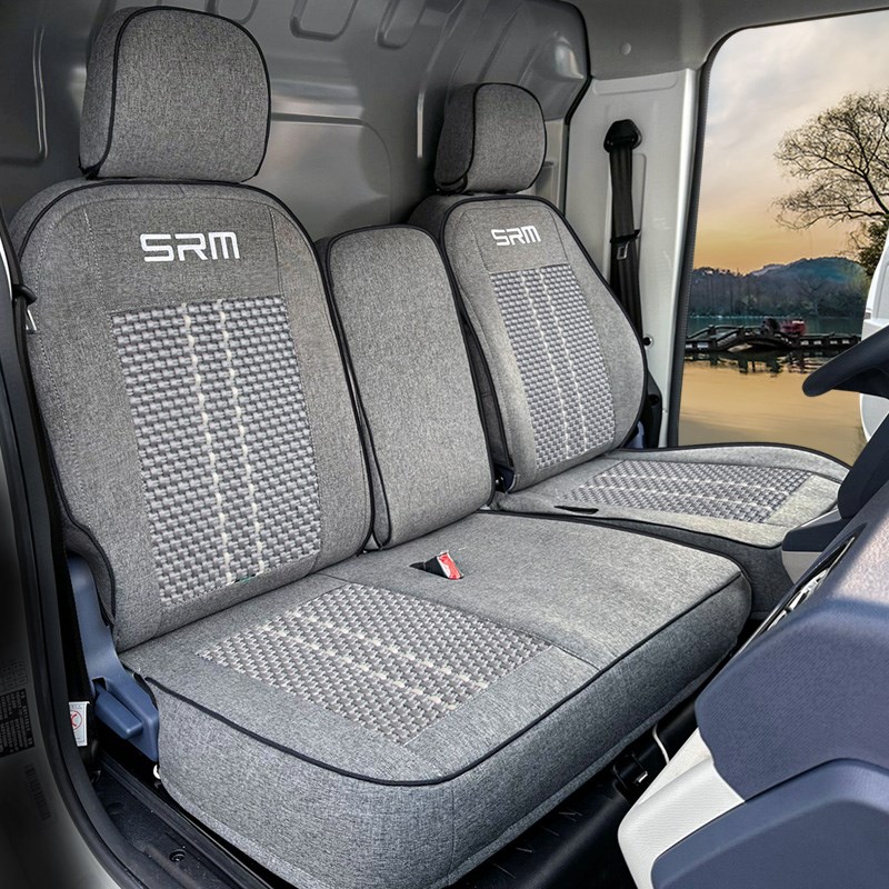 SRM鑫源E3客运版专用货车座套金杯鑫源E3L新能源电动车坐垫座椅套