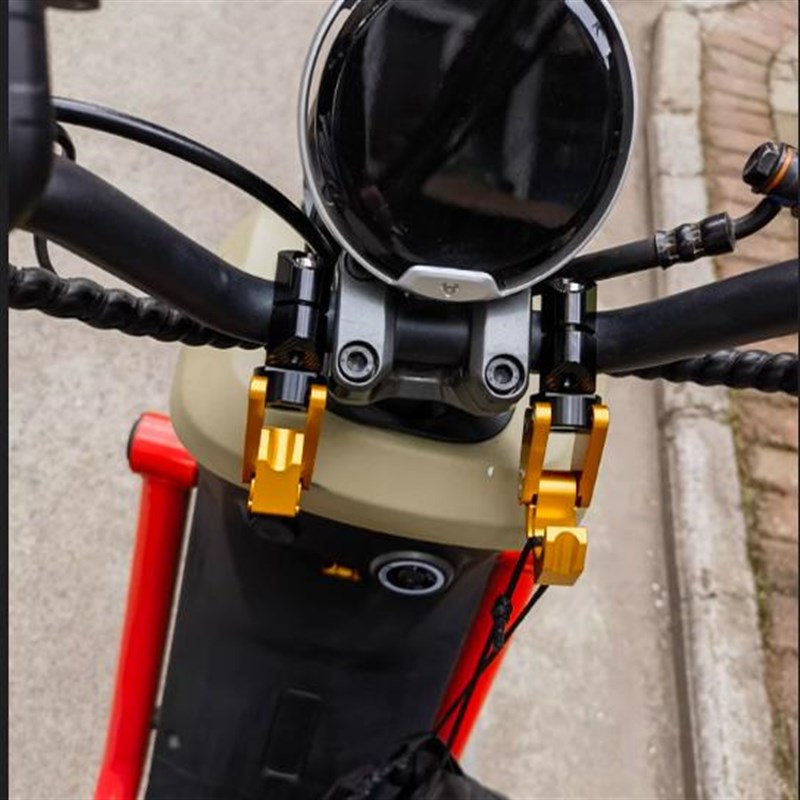 小牛UMAX/U3/UQIU2深远GT1电动车改装车把铝合金折叠挂钩头盔配件