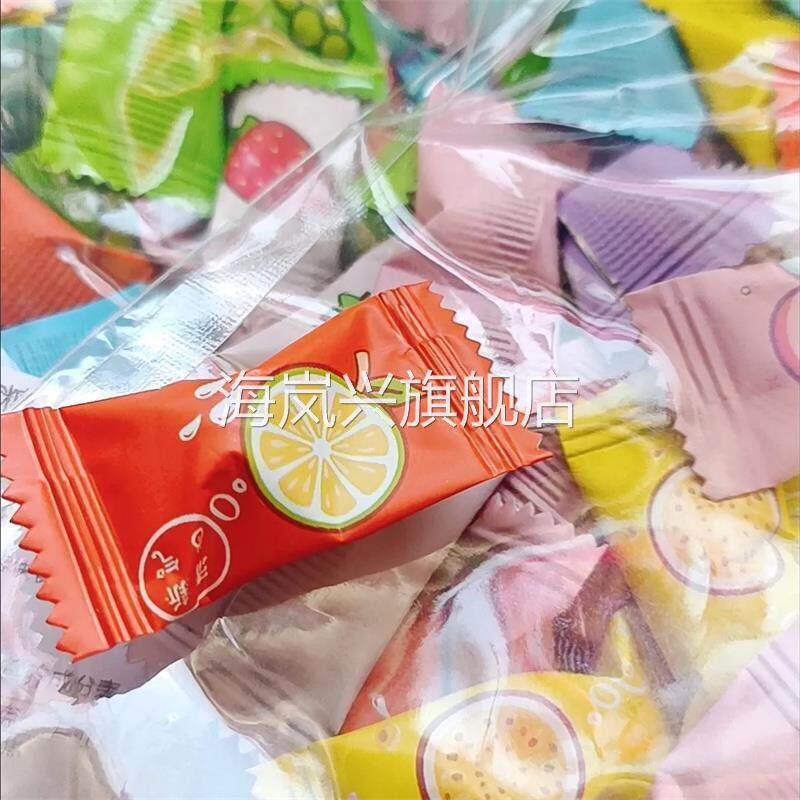 抖音同款网红水果味无糖维C薄荷含片清新口气薄荷糖混合摆盘糖