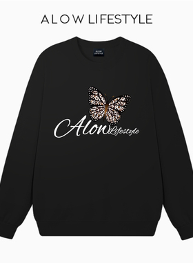 【正品】ALOW LIFESTYLE生活系列 2025秋冬爆款圆领时尚卫衣外套