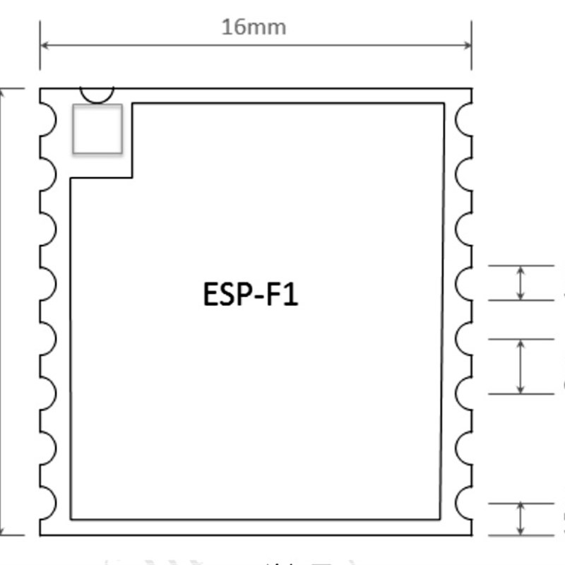 ESP8266测试板+ESP-F1((AT固件)无线WiFi模组R串口兼容ESP-07S