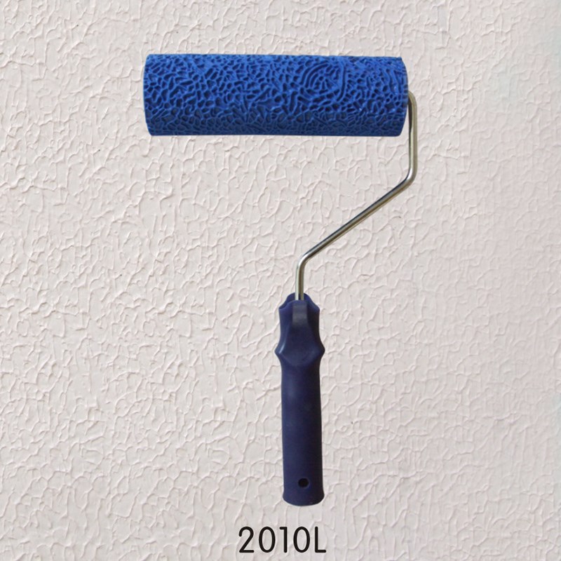 8寸蜂巢肌理漆滚筒艺术涂料工具硅藻泥施工纹路壁膜橡胶滚筒2010L