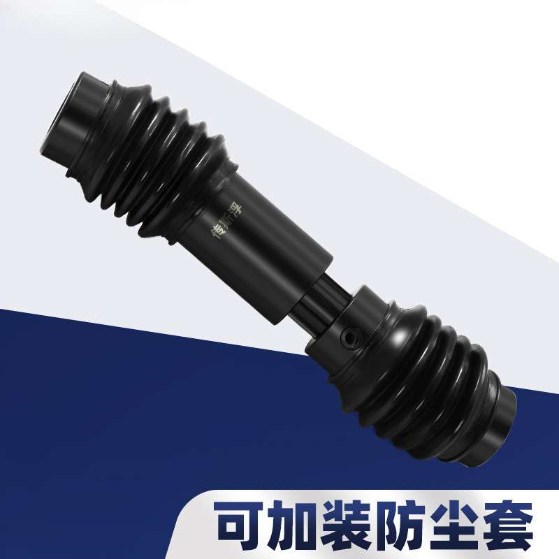 WSP可伸缩小型单双十字轴万向节联轴器大扭矩键槽伸缩传动十字节