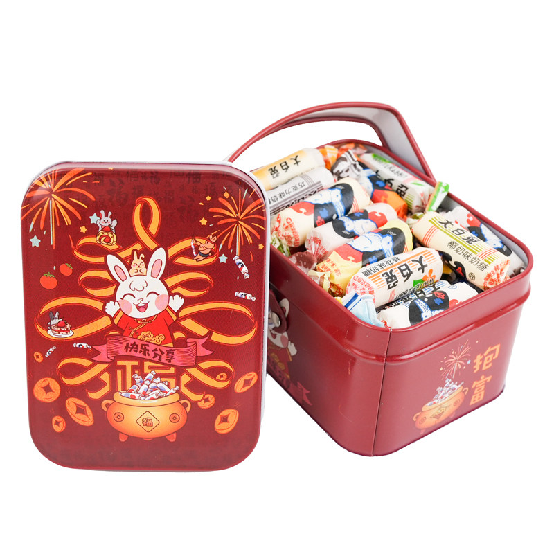 上海冠生园大白兔奶糖混合多味300g装礼盒糖果节日礼物年货情人节