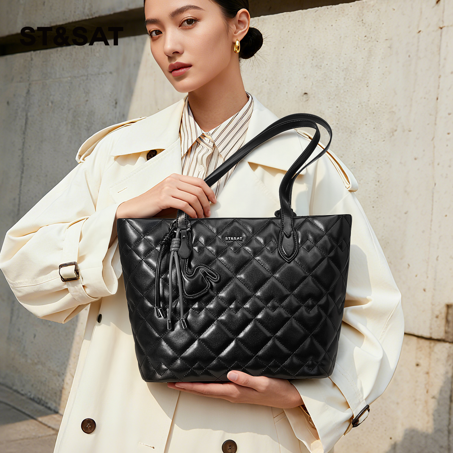 星期六托特包女大容量单肩手提包