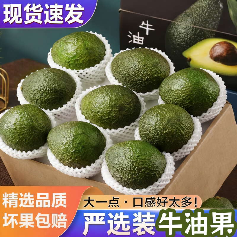 云南牛油果哈斯新鲜当季一级新鲜水果即食孕妇鳄梨奶油果整箱果