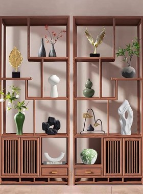 新中式轻奢高g档家居饰品摆件客厅酒柜博古架办公室工艺品装饰摆