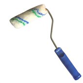 三青4寸滚筒墙面漆防水涂料滚筒刷刷墙工具翻新漆滚刷