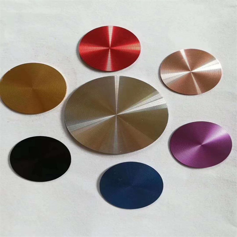 氧化彩色铝板 黑色标牌 铭牌铝板定制切割  纹 背胶 高光 加工