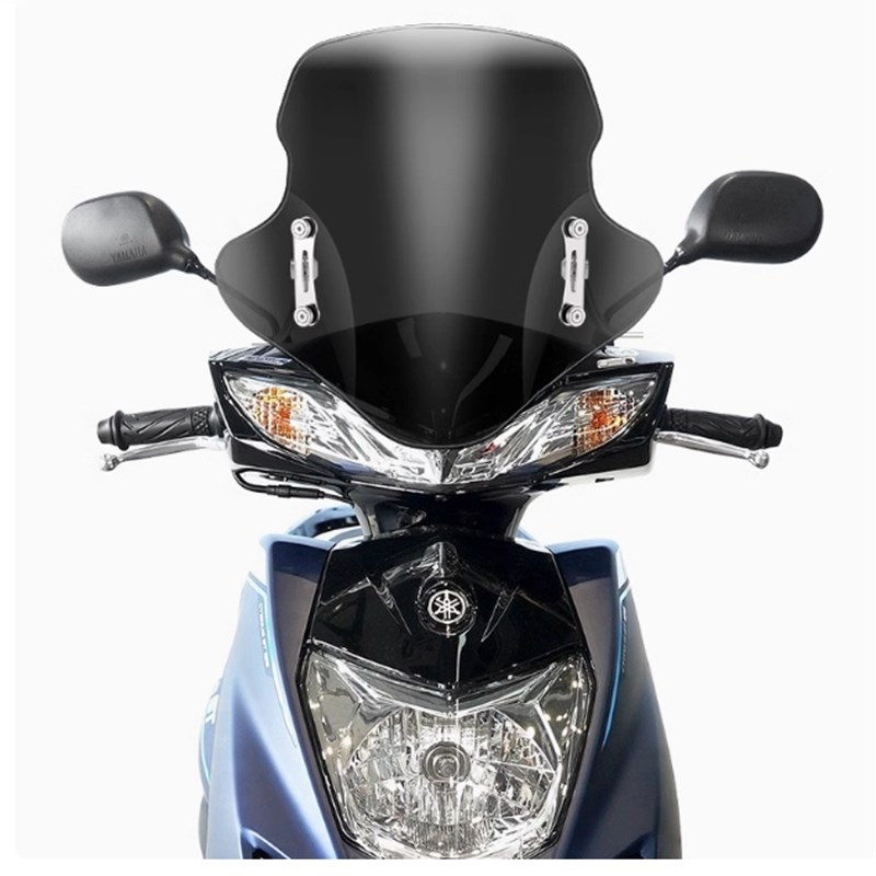 适用赛鹰125风挡PC前挡风板玻璃踏板改装配件