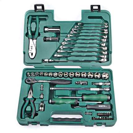 世达SATA 快修店56件套 维修工具箱 组合工具套装 09509机修组合